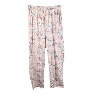 Catherine Malandrino Small Pajama Set Pink‎ Floral Short Sleeve Pants Soft 1698 thumbnail 2