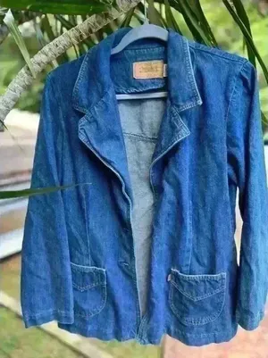 Vintage Levi Strauss &‎ Co Levi's Denim Jeans Jacket Blazer Orange Label Western thumbnail 1