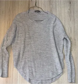 Don’t ask why American eagle grey gray crewneck sweatshirt crew sweater thumbnail 1