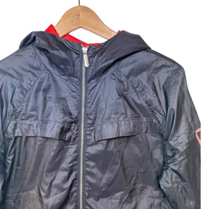 Helly Hansen Embla Womens Black Hooded‎ Windbreaker Jacket Red Lining Size M thumbnail 3