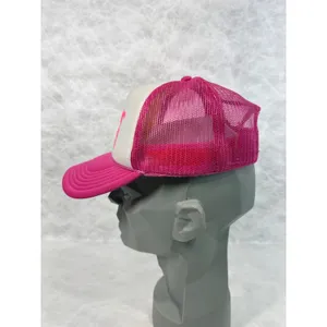 Gender Happy Pink White Mesh Trucker Hat Snapback OTTO‎ Base Cap thumbnail 2