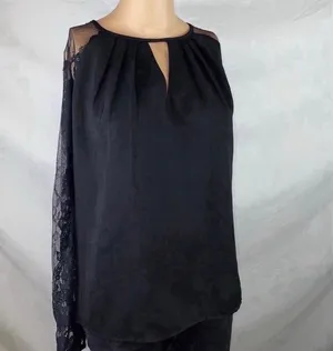 NEW Blouse Black Size M thumbnail 2