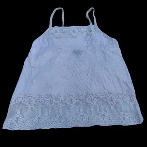 American Eagle White Lace Trim Cami Tank Top Size XS Spaghetti Strap Summer Top‎ thumbnail 3