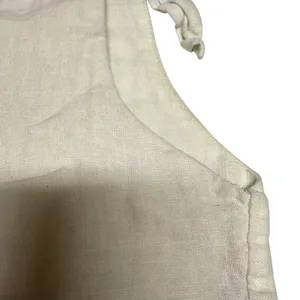 Zara White Linen Crop‎ Top Sz S thumbnail 3