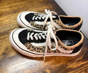 Vans Black And Leopard Sneakers‎ 7 thumbnail 1