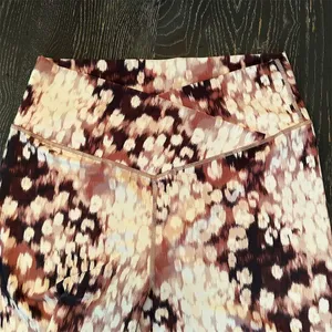 OFFLINE by Aerie High Rise Crossover Leggings Abstract Multicolor XL thumbnail 3