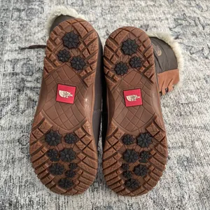 The‎ North Face Shellista Snow Boots Womens 9 Brown Tan Faux Fur Primaloft Suede thumbnail 4