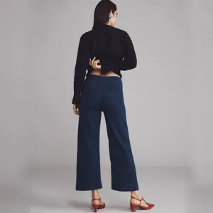 Maeve Anthropologie The Colette Jeans Womens 27 Crop High Rise Wide Leg Denim thumbnail 12