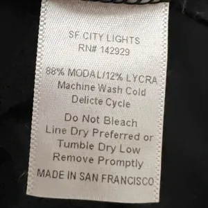 San Francisco City Lights Gypsy Lace Cami Tank Top Black Size XS NEW thumbnail 6