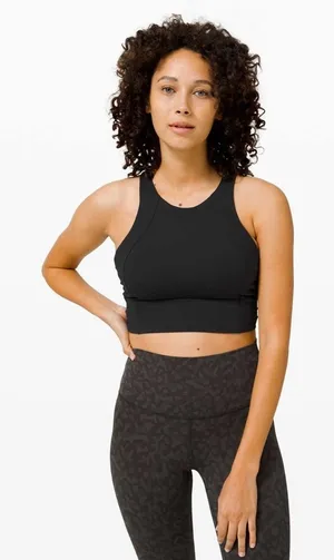Lululemon Free To Be Serene Bra High Neck Long Line 10 thumbnail 1