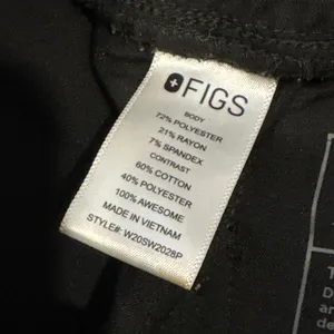 Figs scrub bottoms size XXS P black thumbnail 3