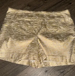 Thalia Sodi Gold Zebra-Print High Waist Women’s Shorts thumbnail 1
