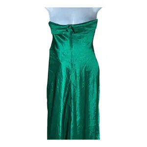 Runaway the label LEILA SLIP DRESS emerald XS NWT‎ holidays party thumbnail 6