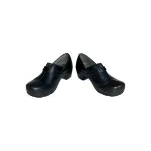 Dansko Women's Solstice Black Leather Slip-Resistant Clog Shoes Size 38 thumbnail 3