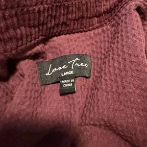 Forever 21 burgundy crop jacket thumbnail 3