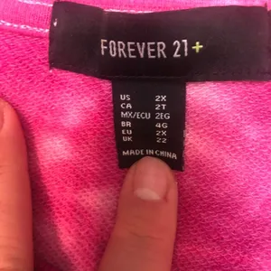 Nwot Forever 21 Hot Pink Tie Dye New York Swearshirt thumbnail 4