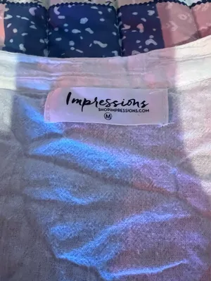 Embroidered boho top thumbnail 3