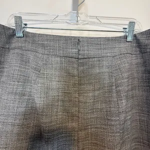 Ann Taylor Gray Textured Pencil Skirt Knee Length Career Wear Lined Back Vent thumbnail 6