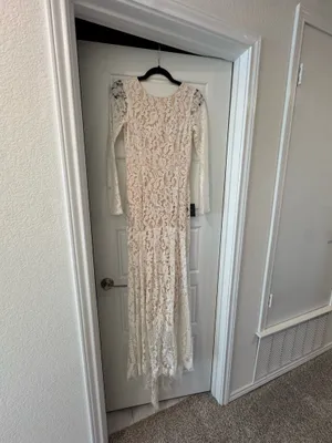 Engagement/after party dress White Size 10 thumbnail 4