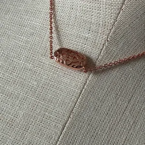 Kendra Scott Elisa short pendant necklace in rose gold New thumbnail 9