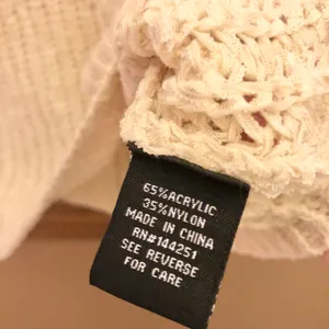Moon & Madison Crochet Woven V Neck Knit Tank thumbnail 4