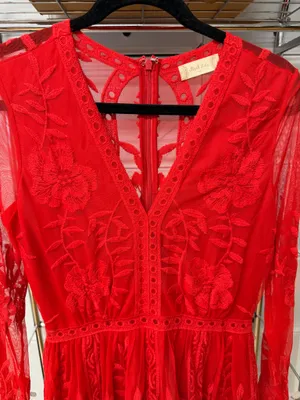 Altar'd State Red Dress thumbnail 2