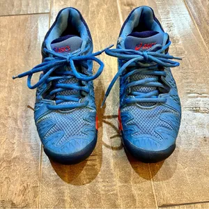 ASICS Women’s Gel Resolution Tennis Shoe Blue Size 7 thumbnail 2