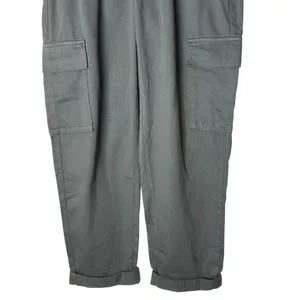 Gap Cargo Pants Women Small Black Elastic Waist Broken Twill Utility Streetwear thumbnail 6