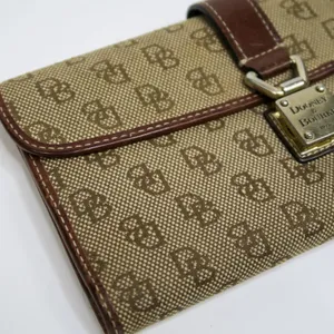Vintage 90s Dooney & Bourke Signature Checkbook Wallet - WU53Q WA thumbnail 3