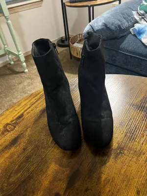 H&M Heels Black Suede thumbnail 2