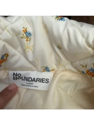 No Boundaries Quilted Bow Jacket Size Large thumbnail 6