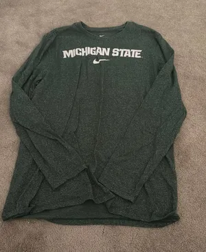 Nike Michigan State Long Sleeve Green thumbnail 1