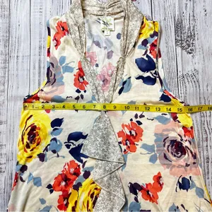 Anthropologie Weston Wear Sleeveless Floral Tunic. Size Medium. thumbnail 5