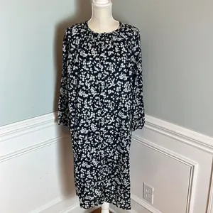 J.Crew Tie-waist tunic dress in little blooms S thumbnail 5