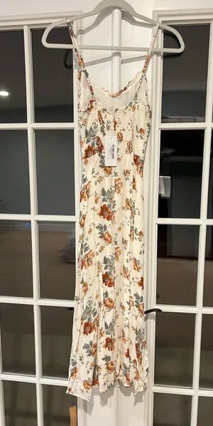 NWT Reformation Cassandra dress in veranda thumbnail 4