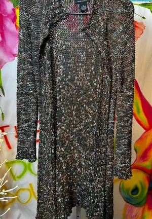 N140. BCBG Max Azria multicoloured long sleeve cardigan thumbnail 1