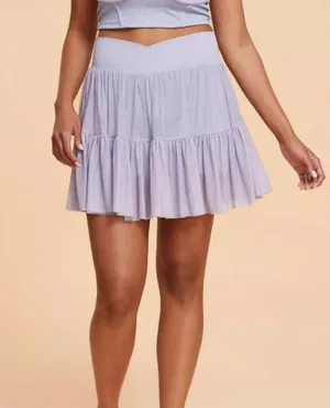 Target Exclusive Blogilates Ballerina Skort Purple Size L thumbnail 1