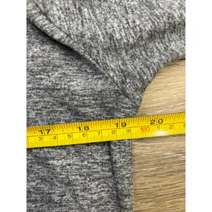 Aerie Just Add Leggings Hoodie Large Gray Longline Soft Pullover thumbnail 4