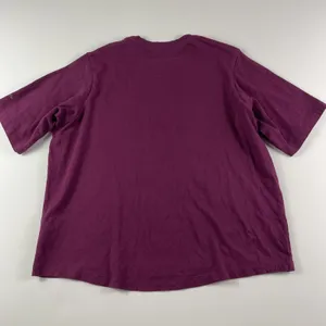 Columbia Crop Top Womens Small Cotton T Shirt Purple Graphic Short Sleeve Ladies thumbnail 5