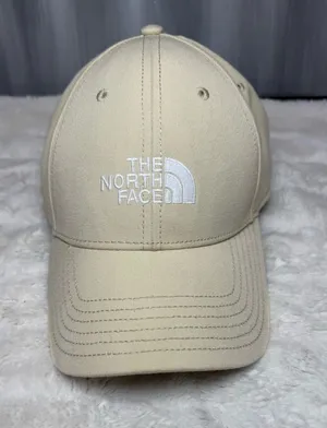 The North Face Beige Baseball Cap with White Logo thumbnail 1