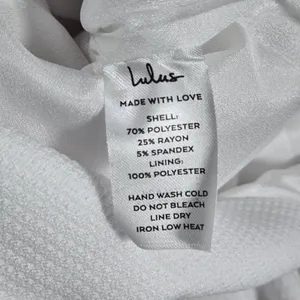 Lulus Where You Are White Strapless Romper Skort Y13152 Small NWT thumbnail 7