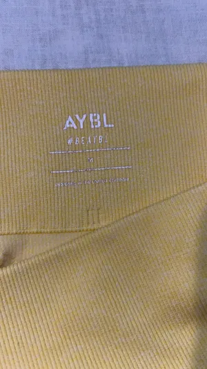 AYBL Bike Shorts yellow thumbnail 3