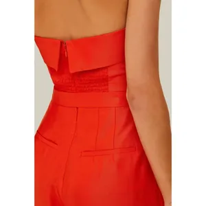 NWOT Farm Rio Wide-Leg Jumpsuit With shoulder strap Removable Shoulder Strap S thumbnail 5