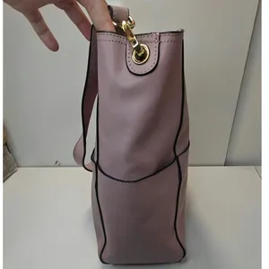 Baby Pink leather Tote by Bostatent thumbnail 6