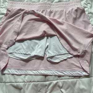 RBX Pink White Seersucker Active Skort XXL Tennis Golf Skirt Pockets Pickleball thumbnail 6