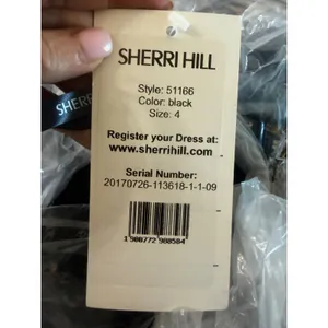 Sherri Hill‎ 51166 Black Beaded Two Piece Gown Size 4 NWT thumbnail 3