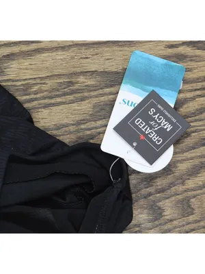 NWT Swim Solutions Tunnel Tankini Swim Top 807099 Black 14 thumbnail 8