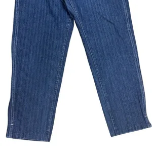 Lee Vintage 90s Tapered Ankle Mom‎ Jeans Striped Denim Union Made Modern Size 10 thumbnail 3