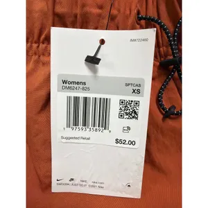 Nike Sportswear Essential Woven Cargo Shorts HighRise Burnt Orange DM6247-825 XS thumbnail 7