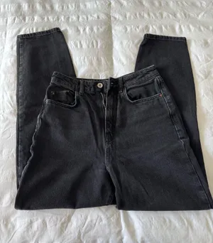 Black ZARA Jeans Straight thumbnail 1